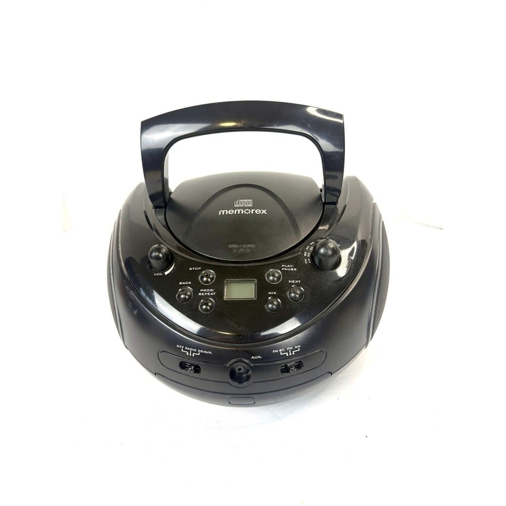 Memorex MP3221 Boombox CD Player AM/FM Radio Line In - Tested, Works Great EUC